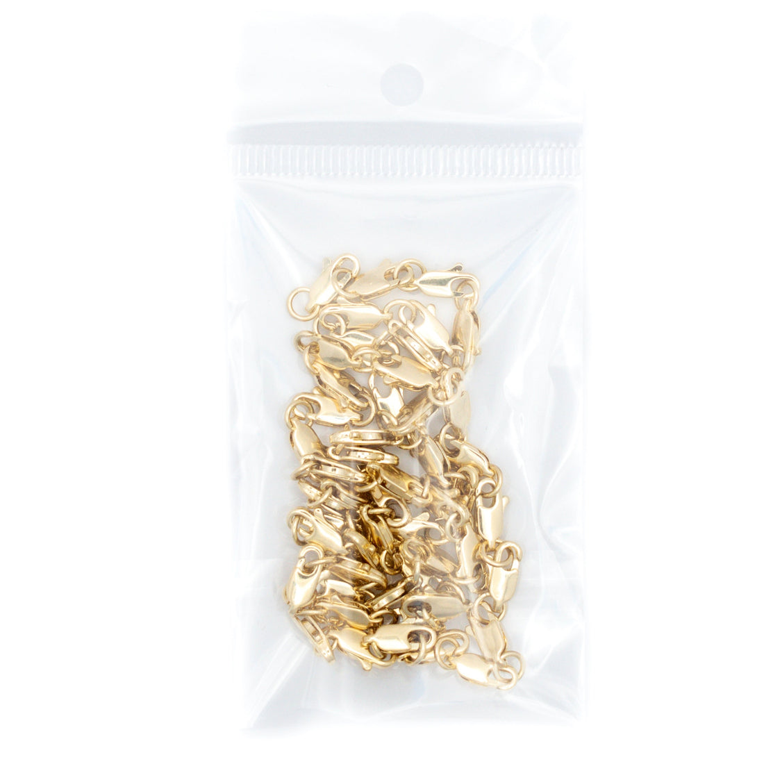 Broche langosta 10 mm Bolsa con 50 pz