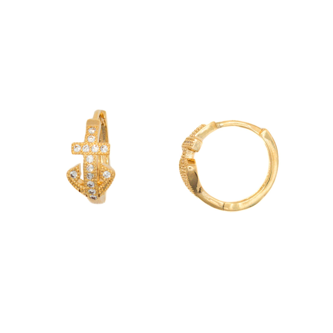 Arracada Huggie Ancla