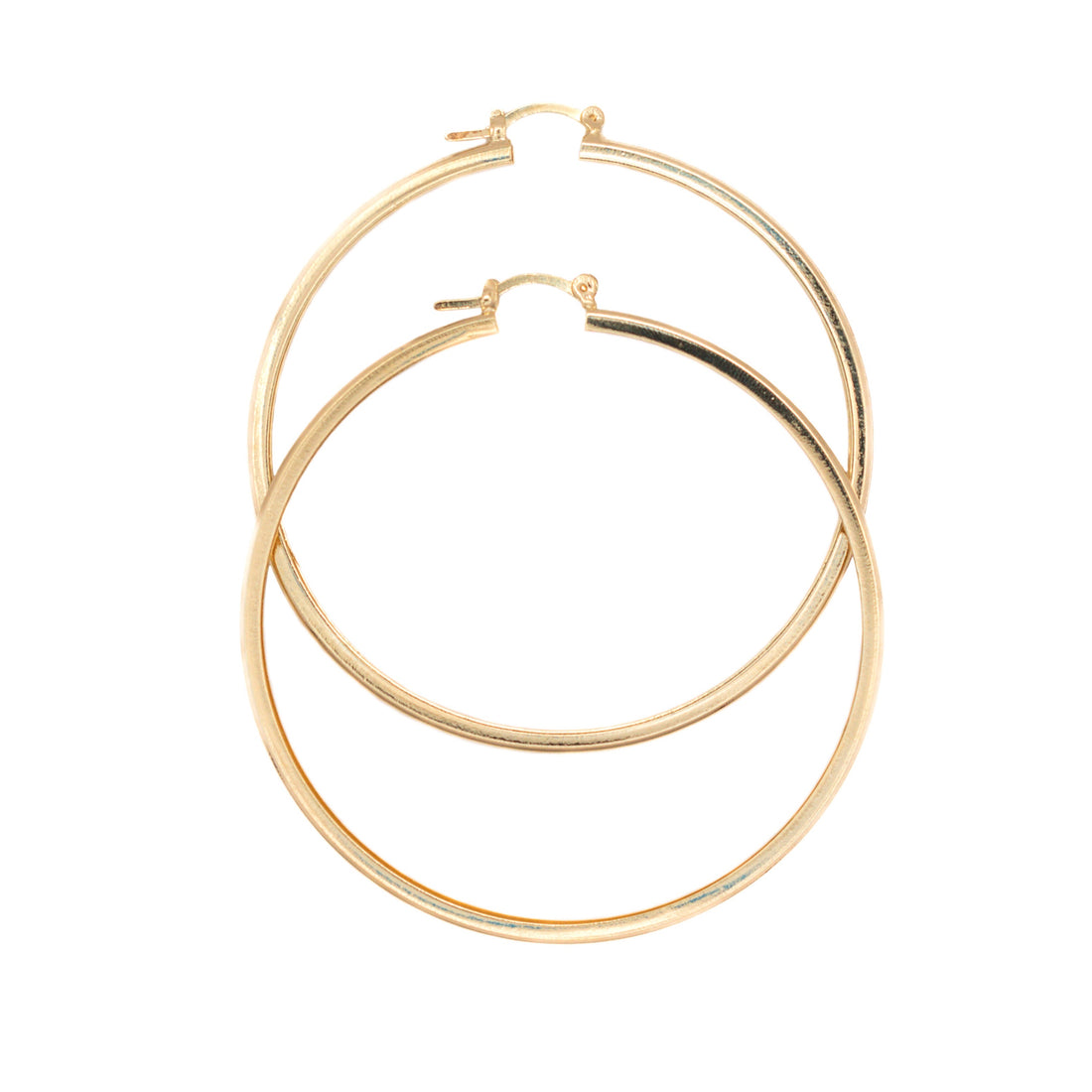 Arracadas Lisas Media Caña