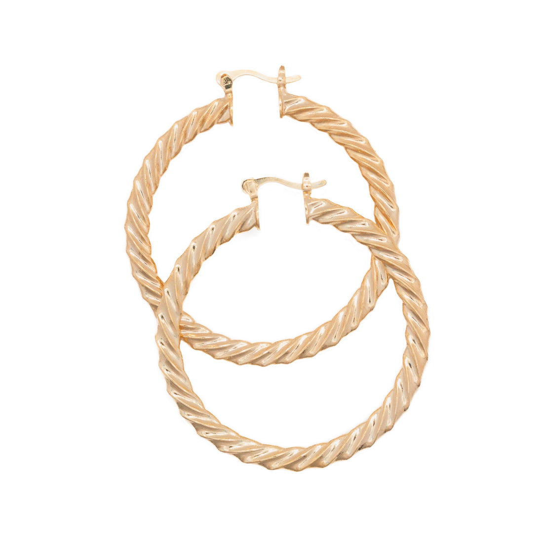 Arracadas Planas Torcidas