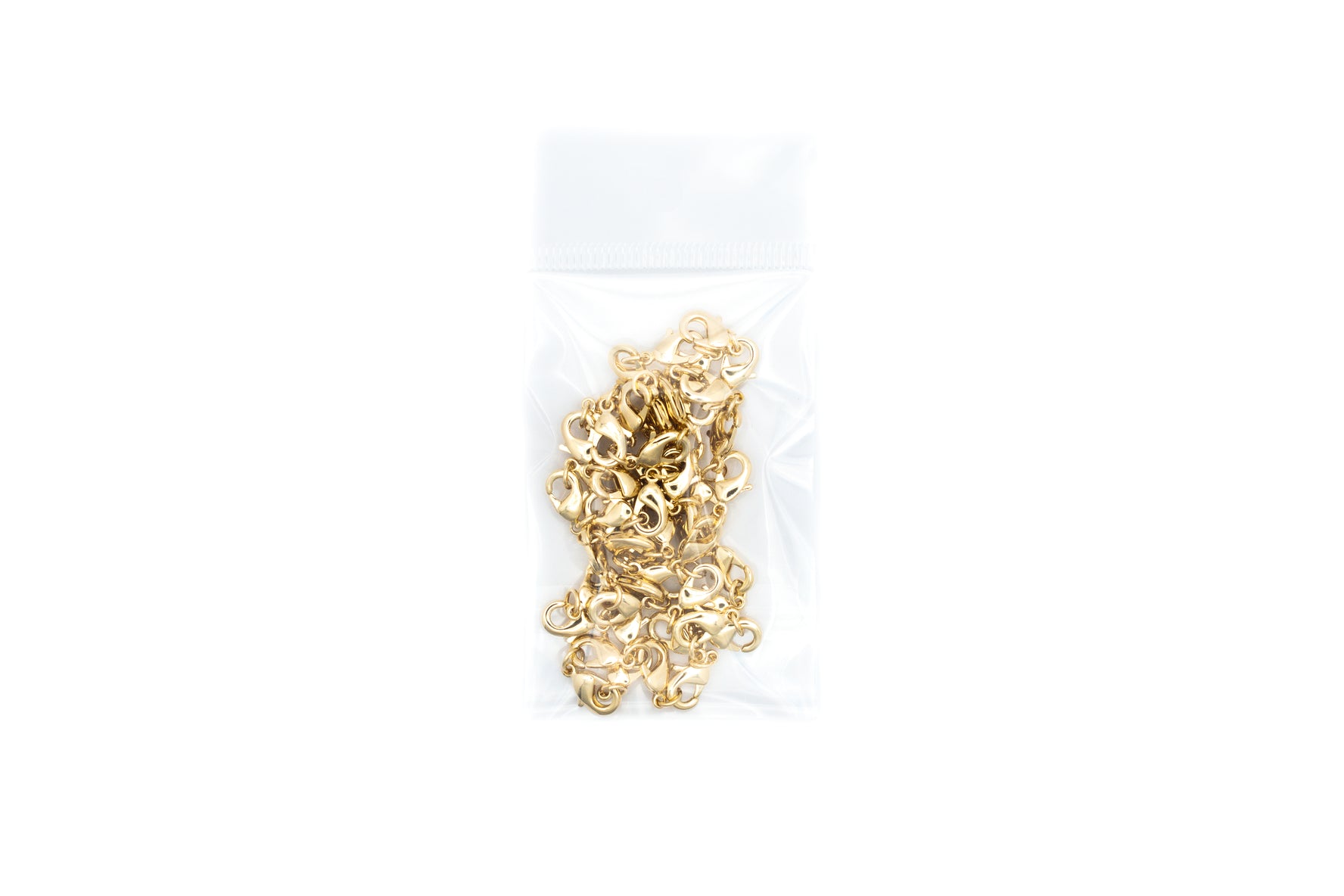 Broche cangrejo 10 mm Bolsa con 50 pz