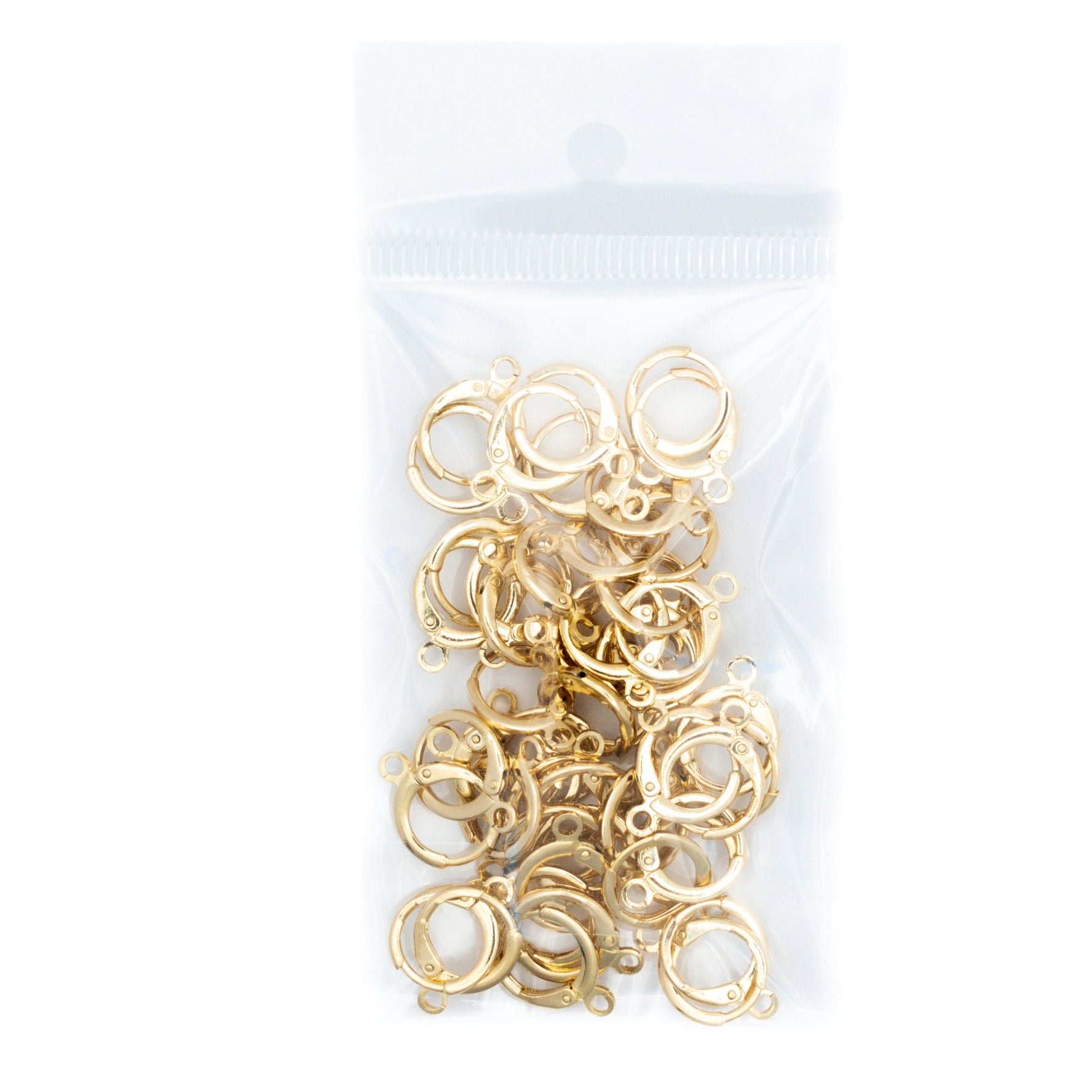 Arracadas Huggie Con Una argolla Bolsa con 25 Pares