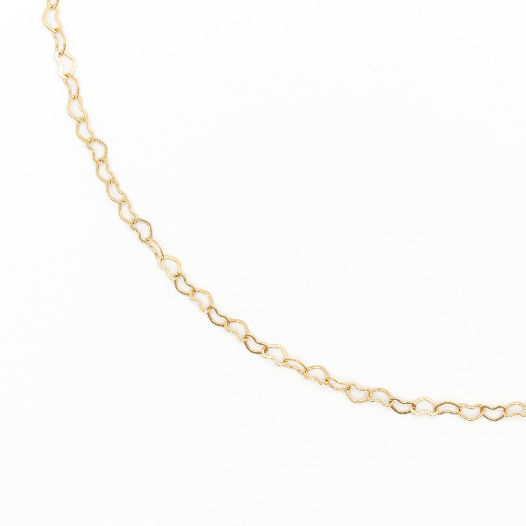 Cadena Corazon Plano 3mm